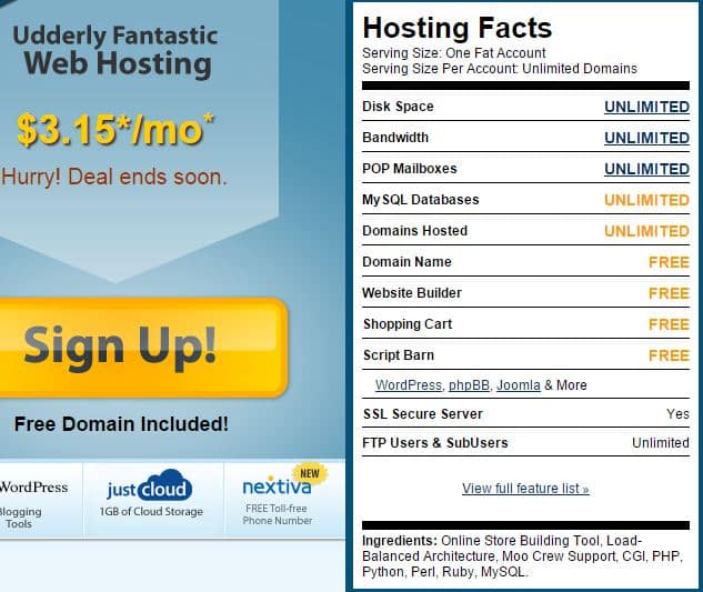 FatCow web hosting coupon
