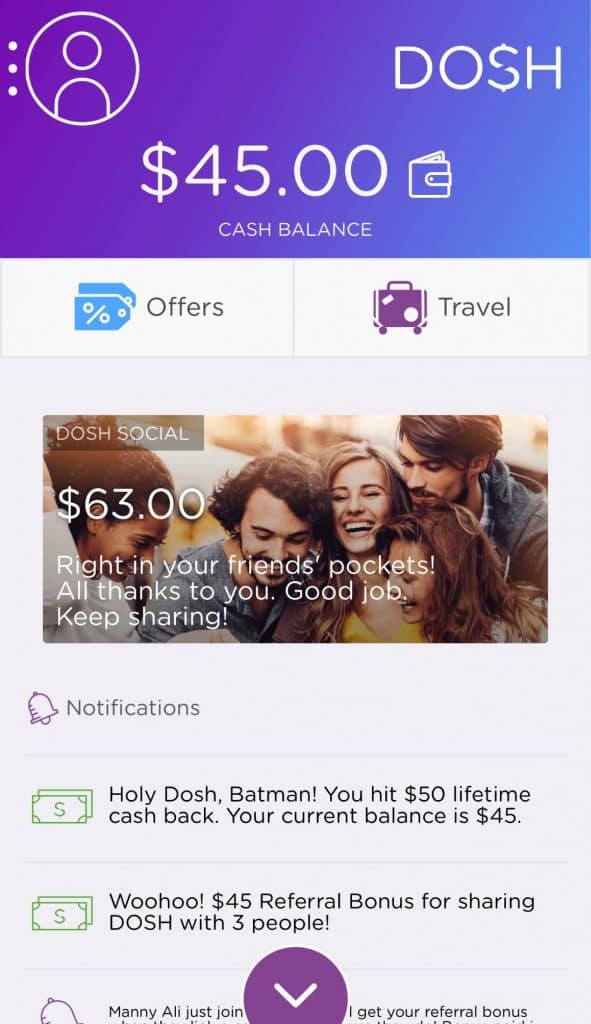 Dosh app review and Dosh cashback referral link