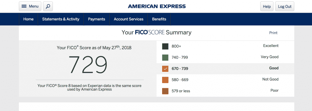 Amex credit score Amex credit score
